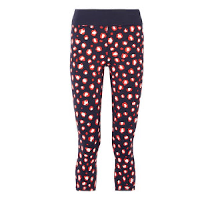 Tory Sport Spry Bengal Printed Stretch-Tactel Leggings