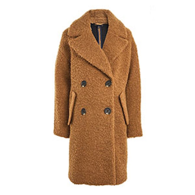 Alicia Boucle Slouch Coat