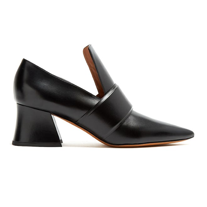 Patricia Point-Toe Leather Loafers