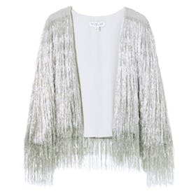 Isla Metallic Fringe Cardigan