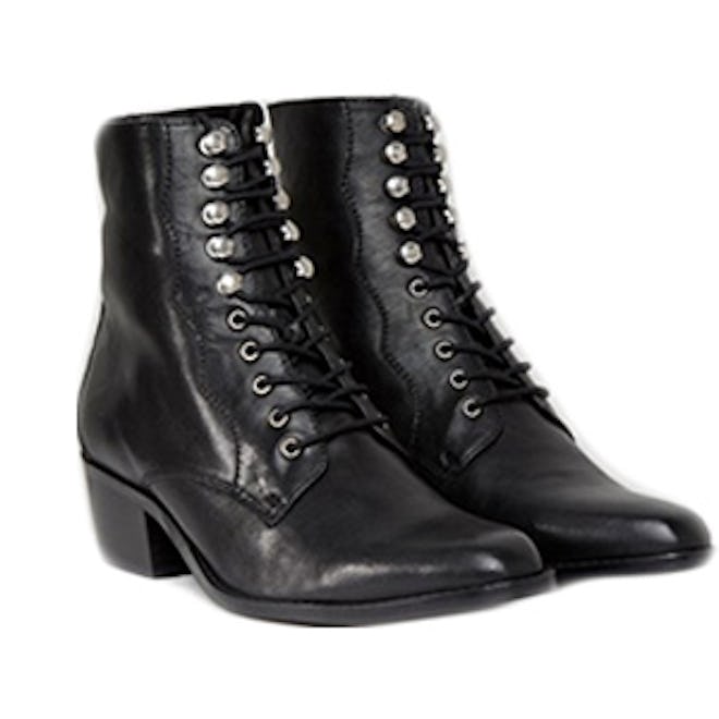 Aileen Leather Lace Up Boots