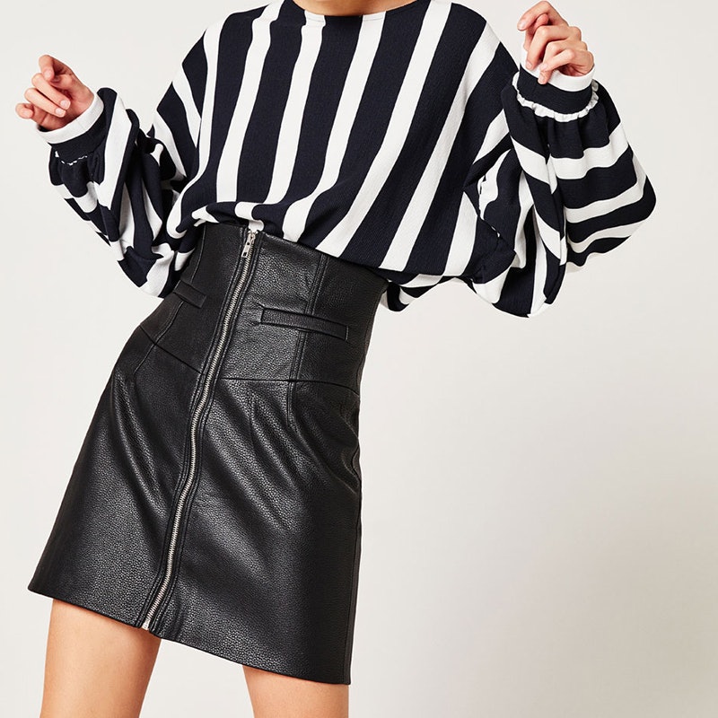 Leather clearance skirt bershka