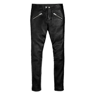 Zip Pocket Leather Pant
