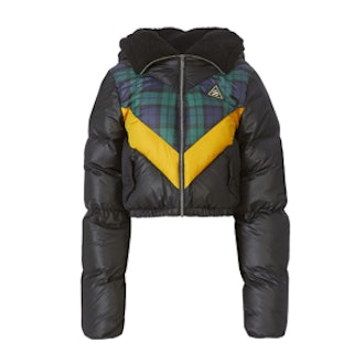 Quilted Chevron Puffer Jacket