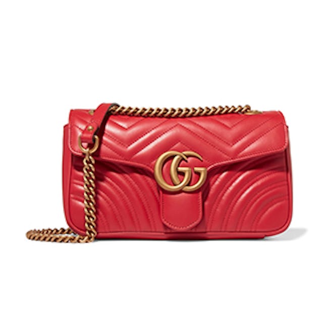 GG Marmont Small Quilted Leather Shoulder Bag