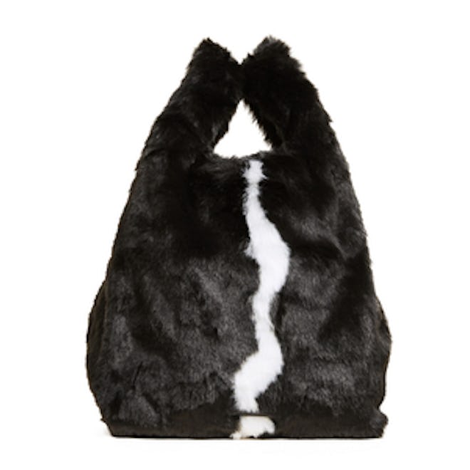 Michelle Faux Fur Shopping Bag