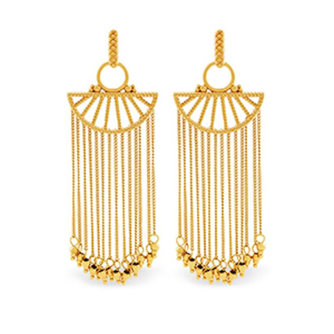 Harp Fringe Earring