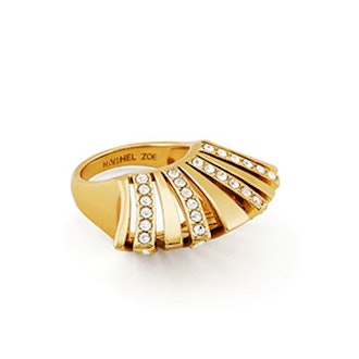 Noelle Crystal Pave Statement Ring