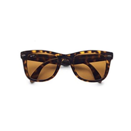 Folding Square Wayfarer Sunglasses