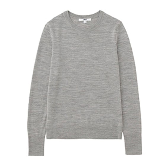 Women Extra Fine Merino Crewneck Sweater