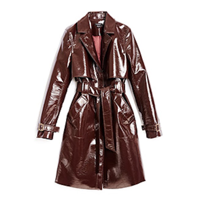 Adonia Vinyl Trench Coat