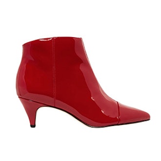 Kinzey Patent-Leather Ankle Boots