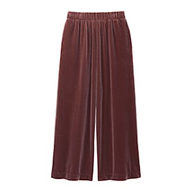 Women Velour Wide Pants