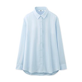 Rayon Long-Sleeve Blouse