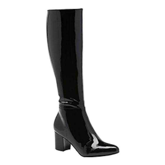 Citia Patent Leather Block Heel Tall Boot