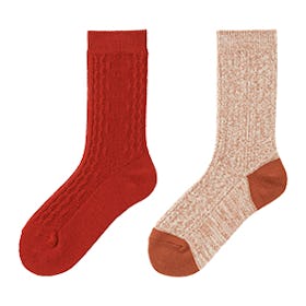 HEATTECH Cable Knit Socks