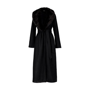 black evening coat