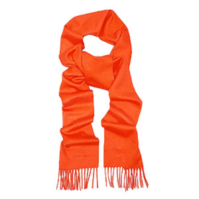 Orange Cashmere Scarf