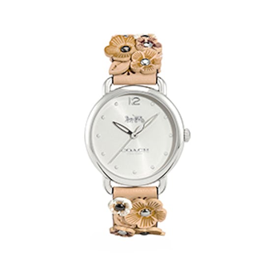 Delancey Watch With Floral Applique