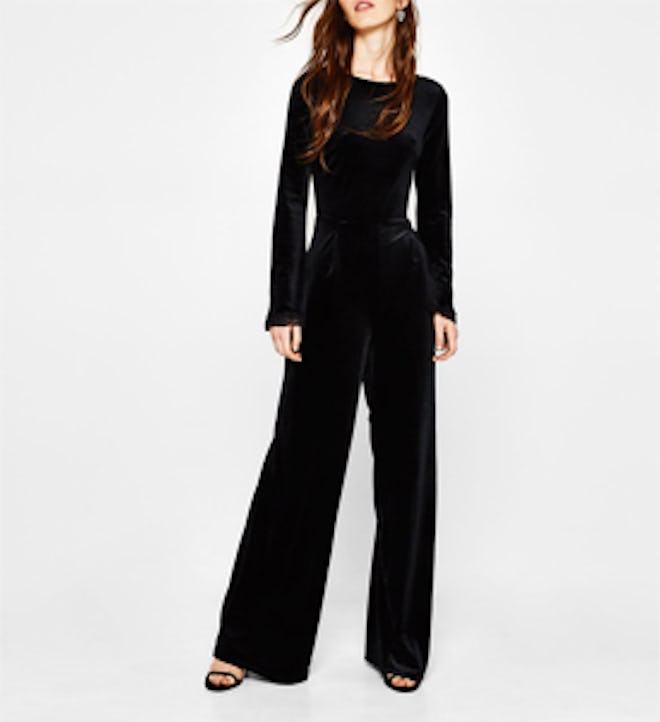 Long Velvet Jumpsuit