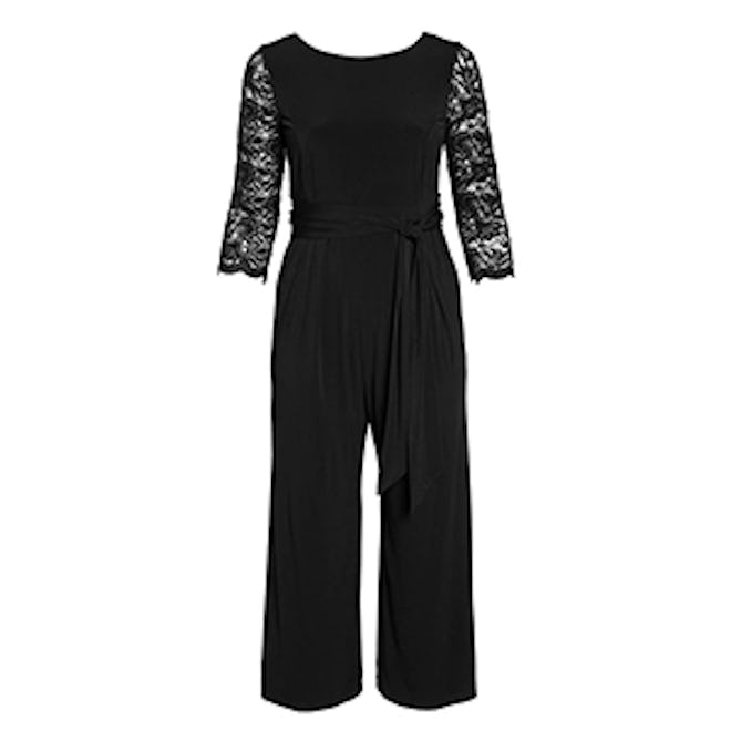 Lace Sleeve Jumpsuit