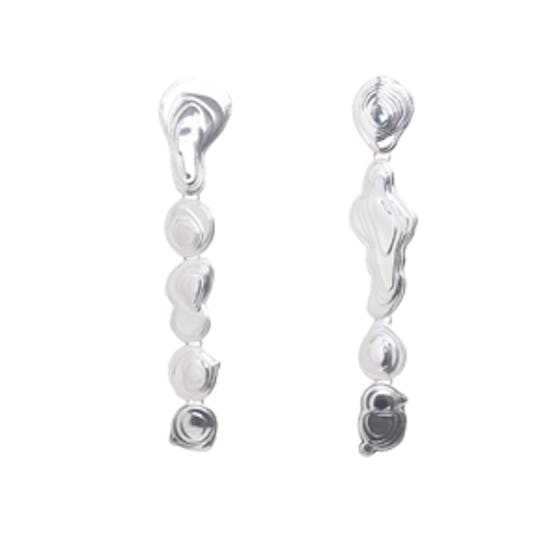 Sterling Silver Drip Earrings