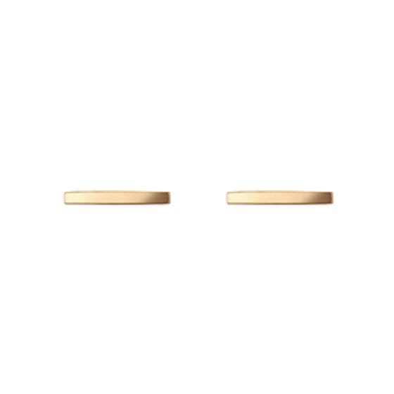 Midi 14K Gold Bar Earring