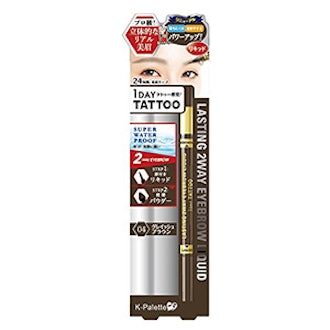 1 Day Tattoo Lasting 2-Way Liquid Eyebrow & Eyebrow Powder
