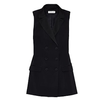 Brigitte Tuxedo Vest Mini Dress