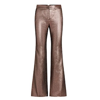Bruno Mauve Metallic Jaquard Pants