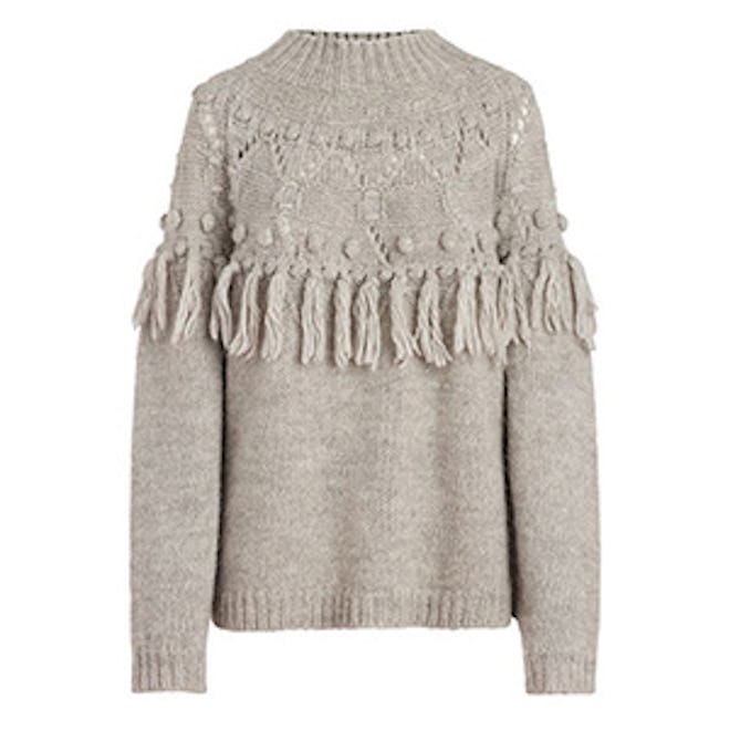 Shirley Fringe-Detail Knit Sweater