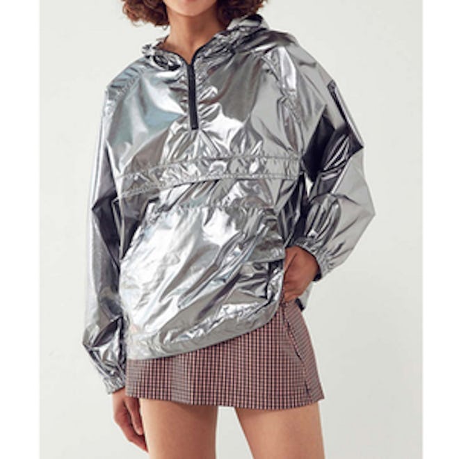 Silence+Noise Iridescent Packable Windbreaker Jacket