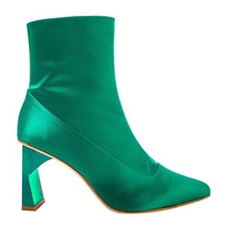Alexis Satin Ankle Boots