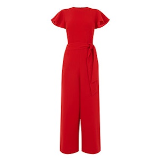 Frill Sleeve Jumpsuit