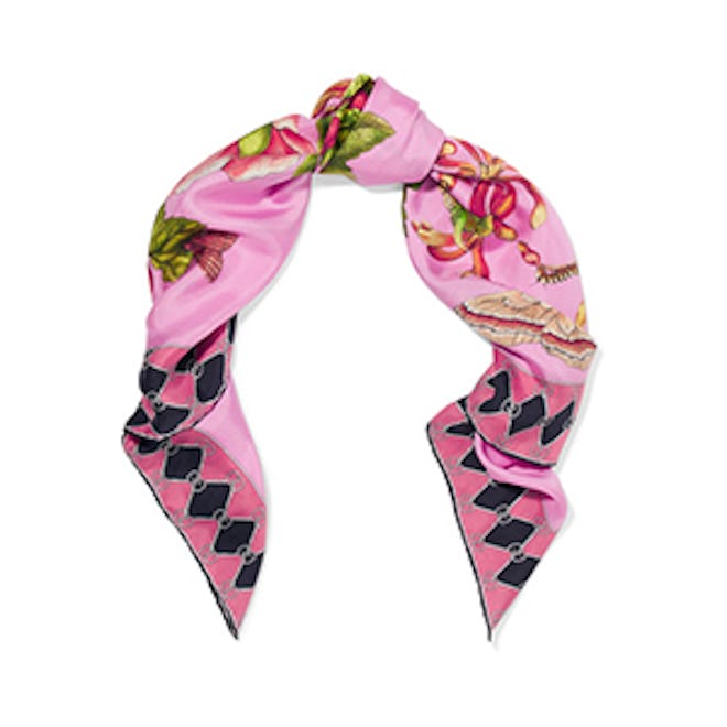 Printed Silk-Twill Scarf