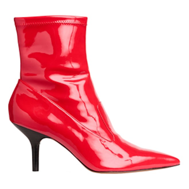 Patent Ankle Boots