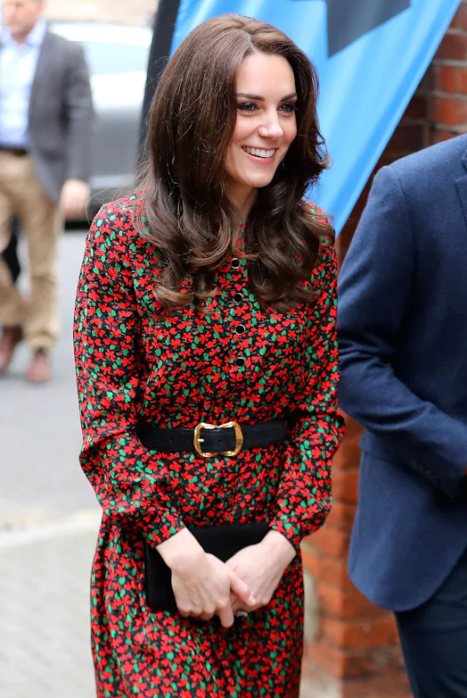 kate middleton christmas party dress Kate Middleton Rewears This Quintessential Holiday Trend Every Year