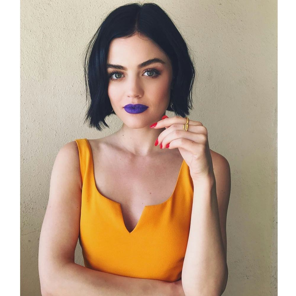 Lucy Hale Just Wore The Most Unexpected Lip Color For National Lipstick Day(00)