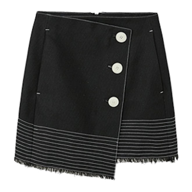 Contrast Seam Skirt