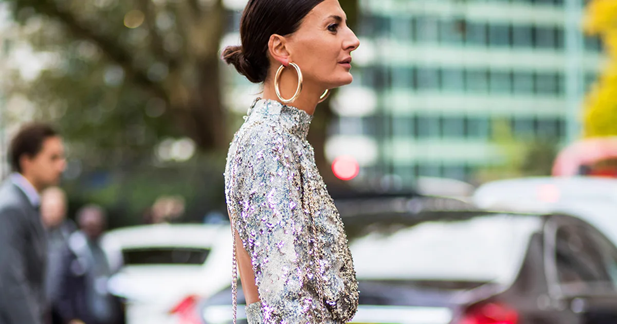 sequin dresses and skirts Center Of Attention High Waist Sequin Skirt