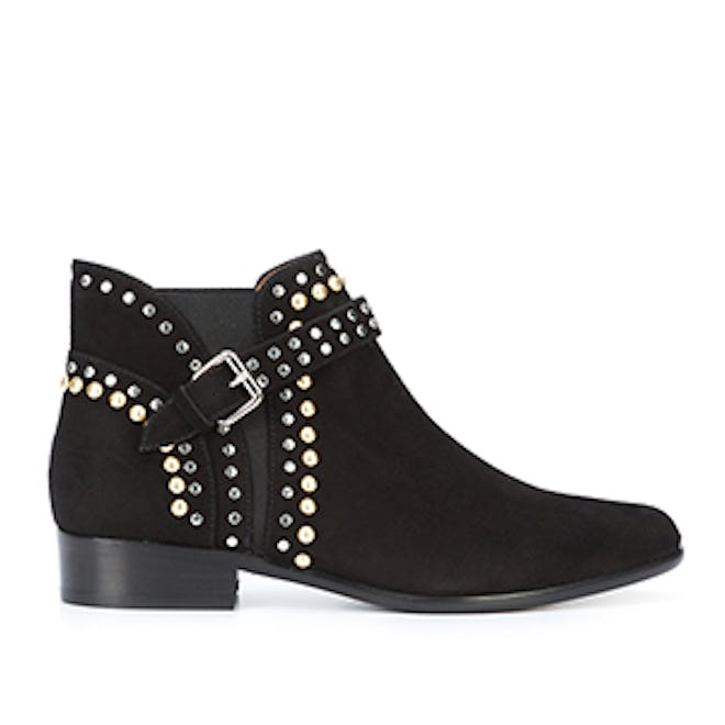 Gigi Studded Suede Booties