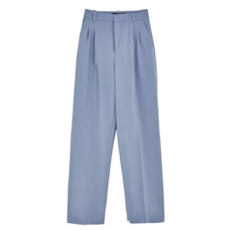 Wide-Cut Trousers With Darts