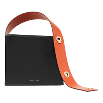 Zoe Two-Tone Leather Tote