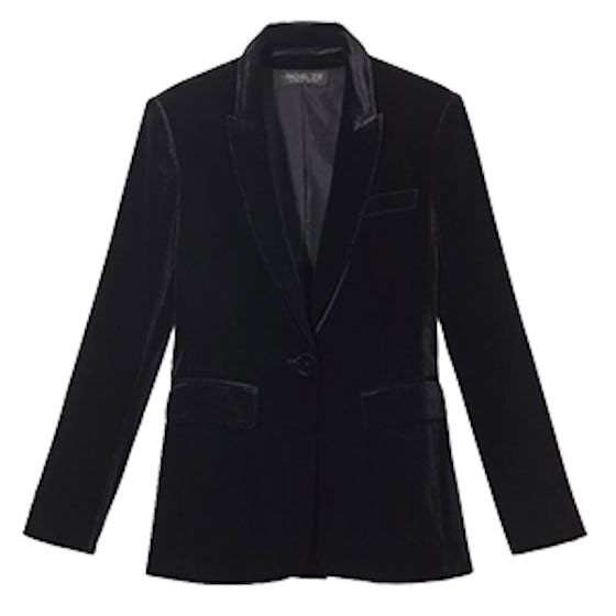 Eliza Velvet Blazer