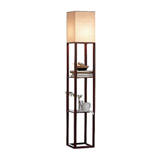 Shelf Floor Lamp with Shade