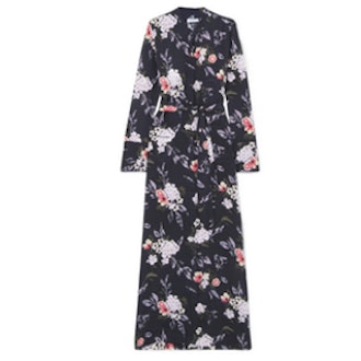Britten Floral-Print Silk Crepe De Chine Maxi Dress