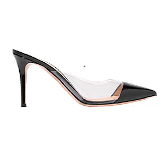 Plexi 85 Patent-Leather and PVC Mules