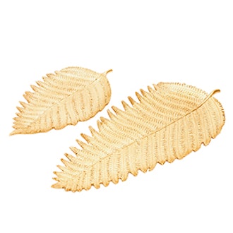 Gold Leaf-Shaped Tray