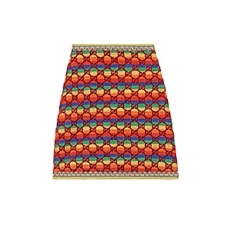GG Rainbow Velvet Skirt