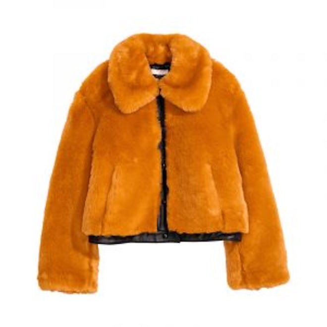 Short Faux Fur Jacket